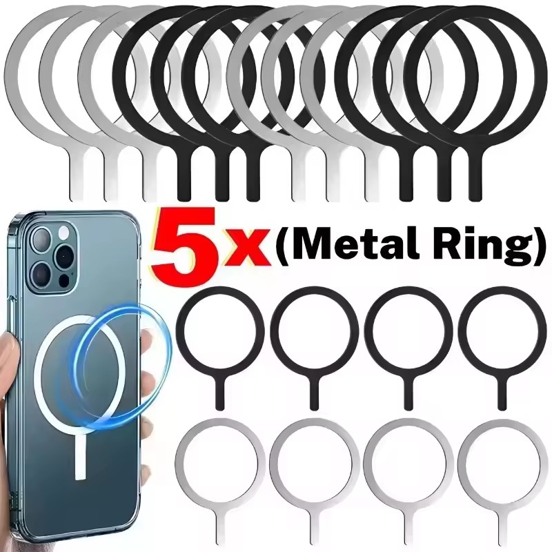 Wireless Charger - Stainless Steel Universal Magnetic Metal Plate