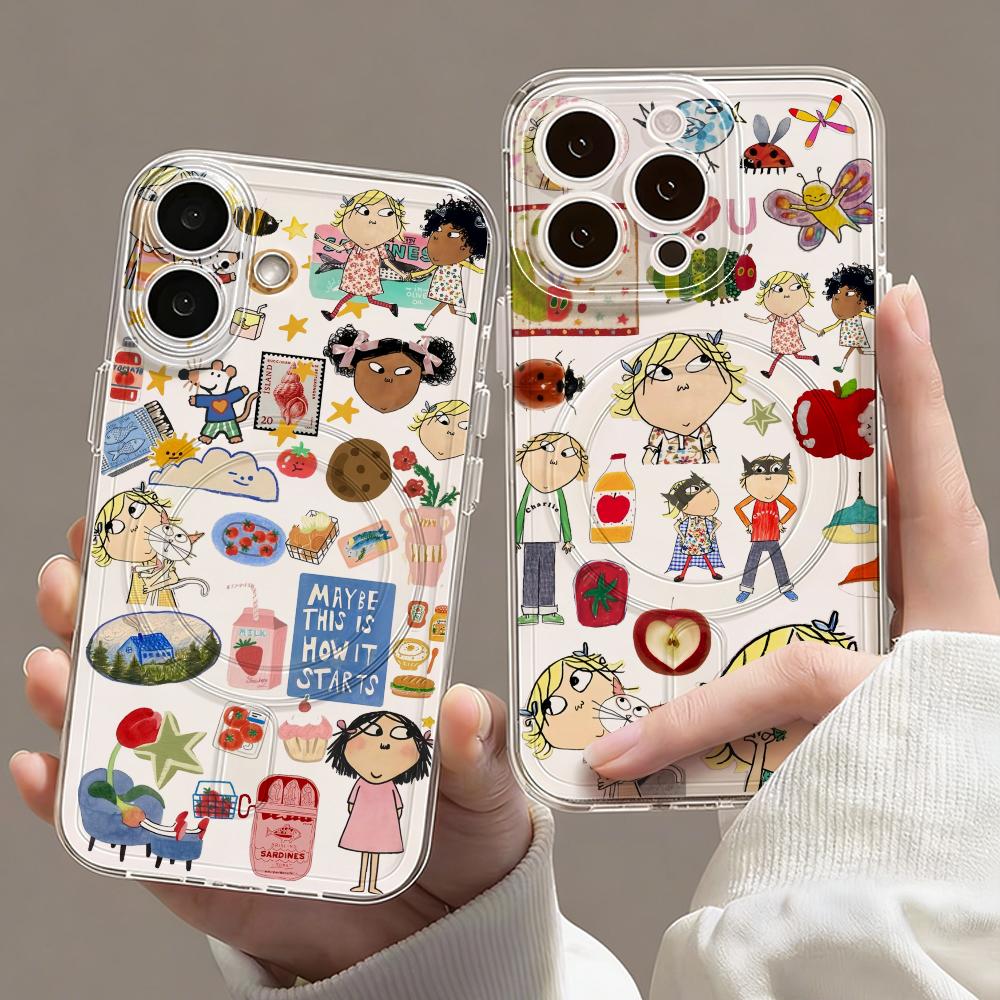 Usb Charger - Cartoon C-Charlie And Lola Phone Case