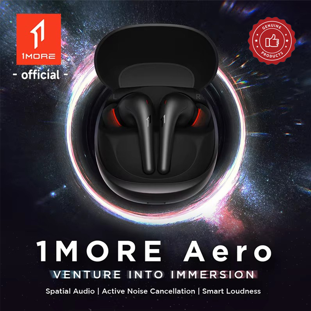 Headphones Wireless - 1MORE Aero Ear Buds Noise Cancellation