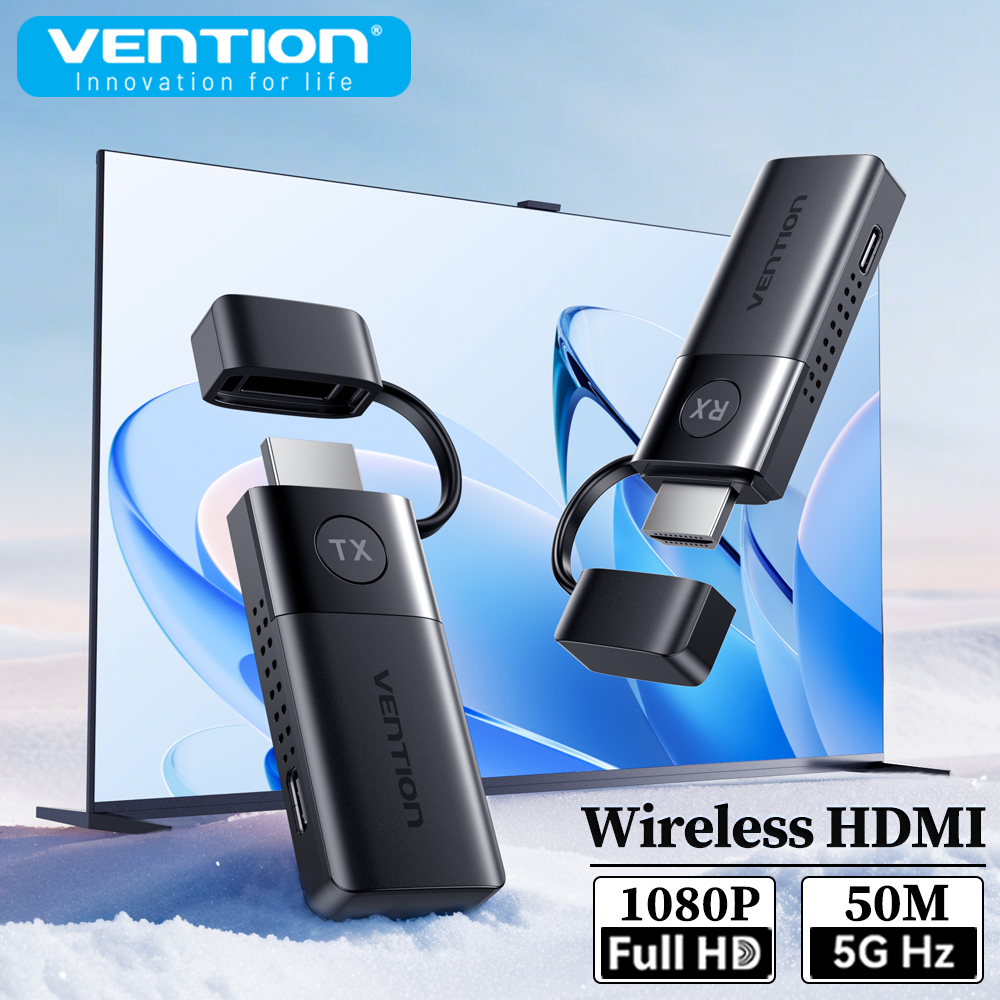Hdmi Adapter - Vention Wireless HDMI Transmitter and Receiver