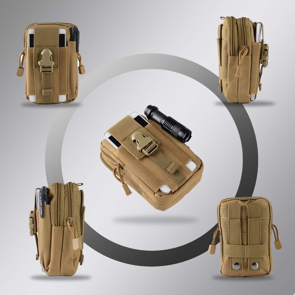 Tactical Molle Belt Pouch Mili - Phone Holder ulasan dan harga
