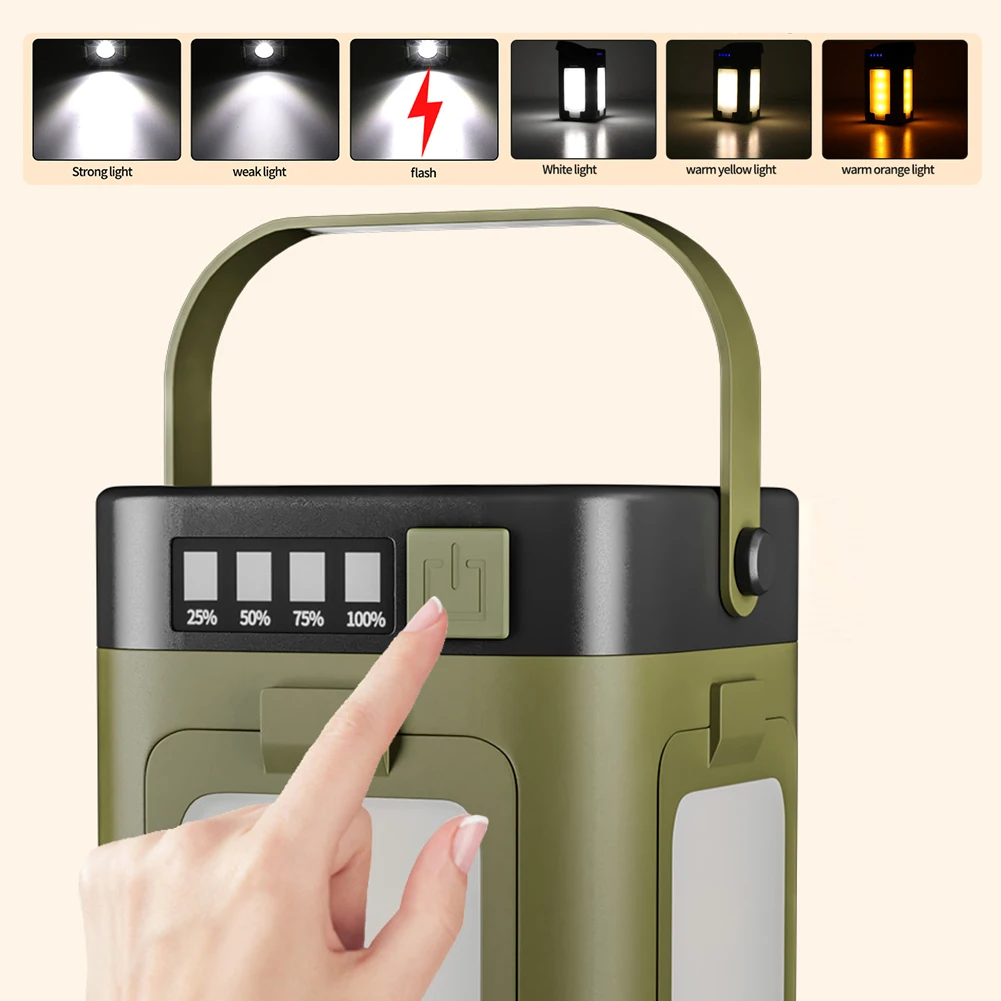 Solar Outdoor Portable Camping - Power Bank ulasan dan harga