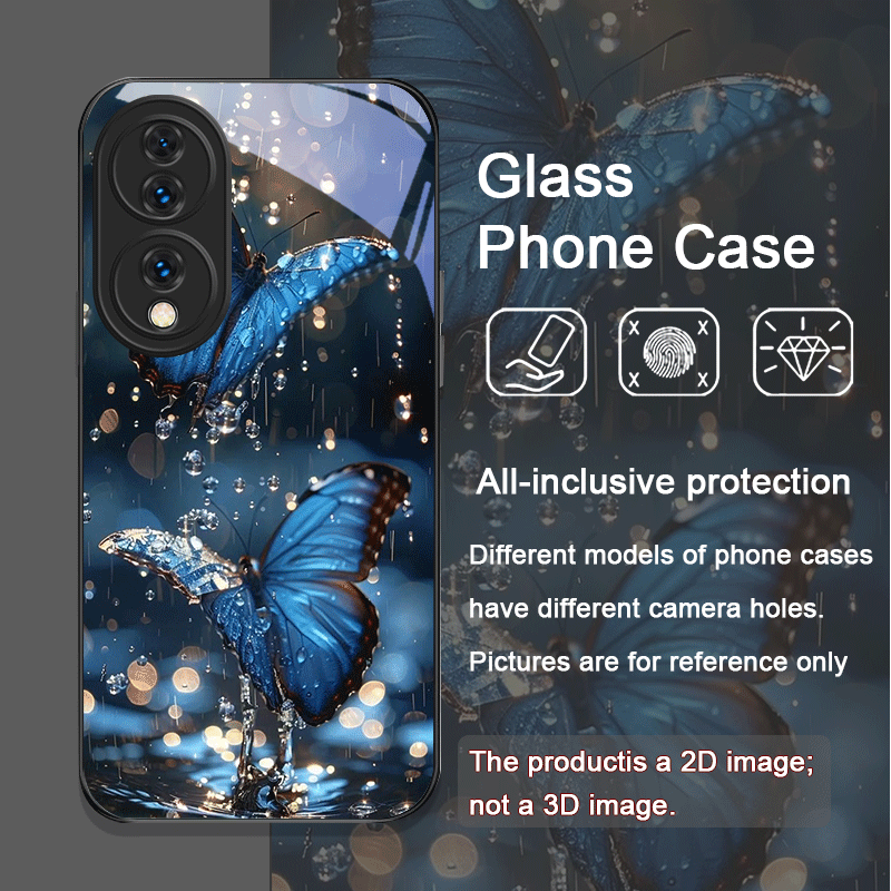 Luxurious Blue Butterfly Art P - Huawei Mate 60 ulasan dan harga