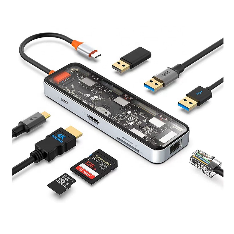 USB C Hub with 4K   Port Ether - Usb Hub ulasan dan harga