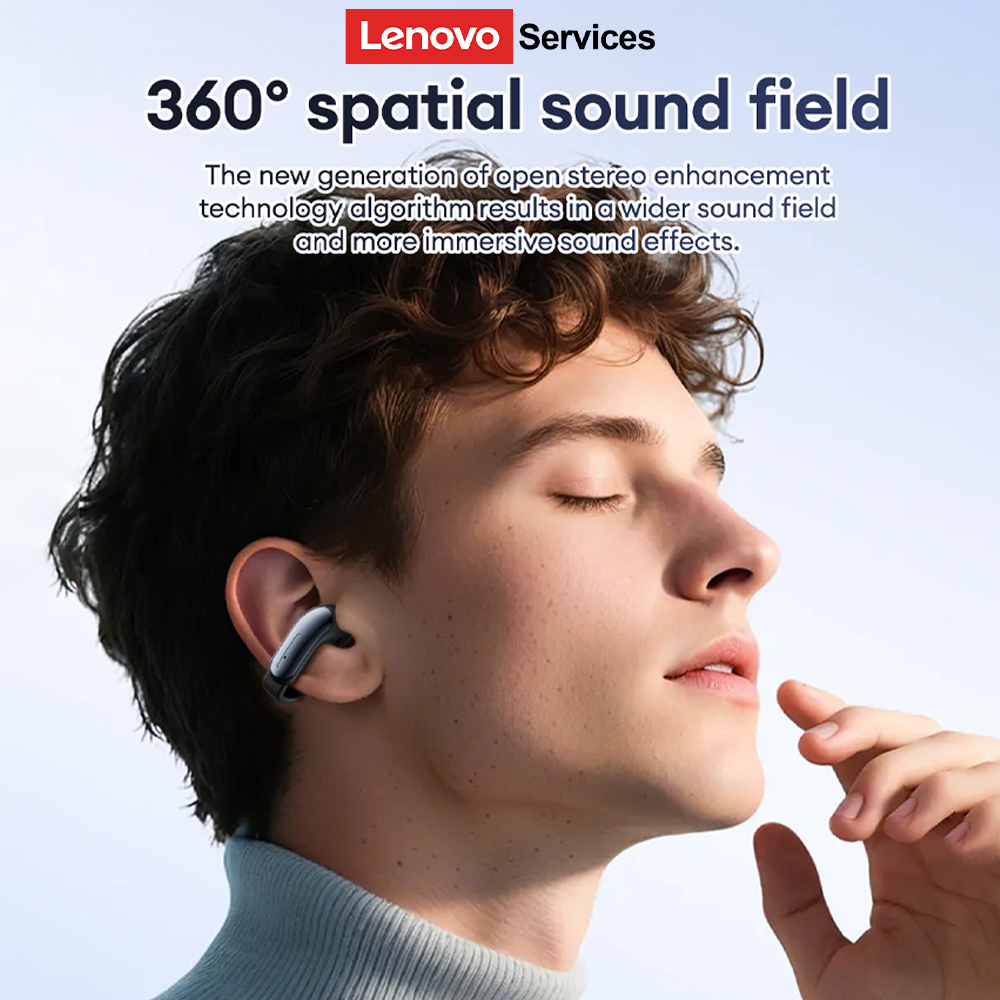 Lenovo LES-108 Bone Conduction - Headphones Wireless ulasan dan harga