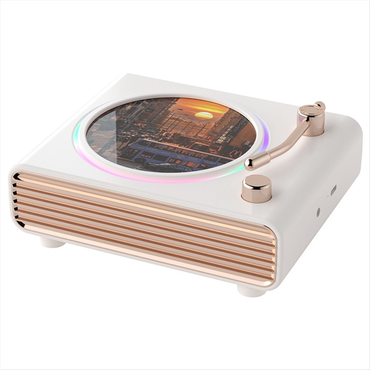 *X07A Portable Retro White Blu - Bluetooth Speaker ulasan dan harga