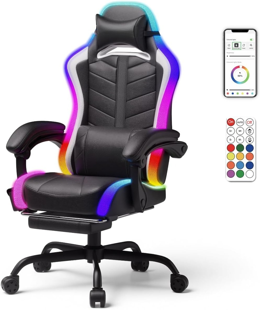 Gaming Chair Premium PU Leathe - Bluetooth Speaker ulasan dan harga