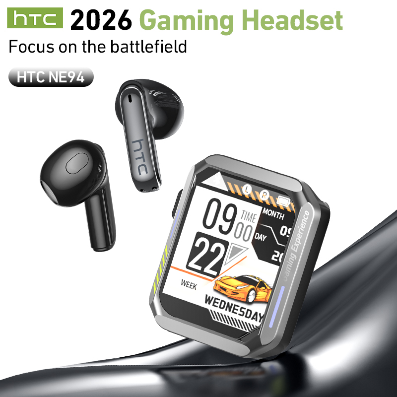 HTC NE94 Gaming TWS Earphones  - Headphones Wireless ulasan dan harga