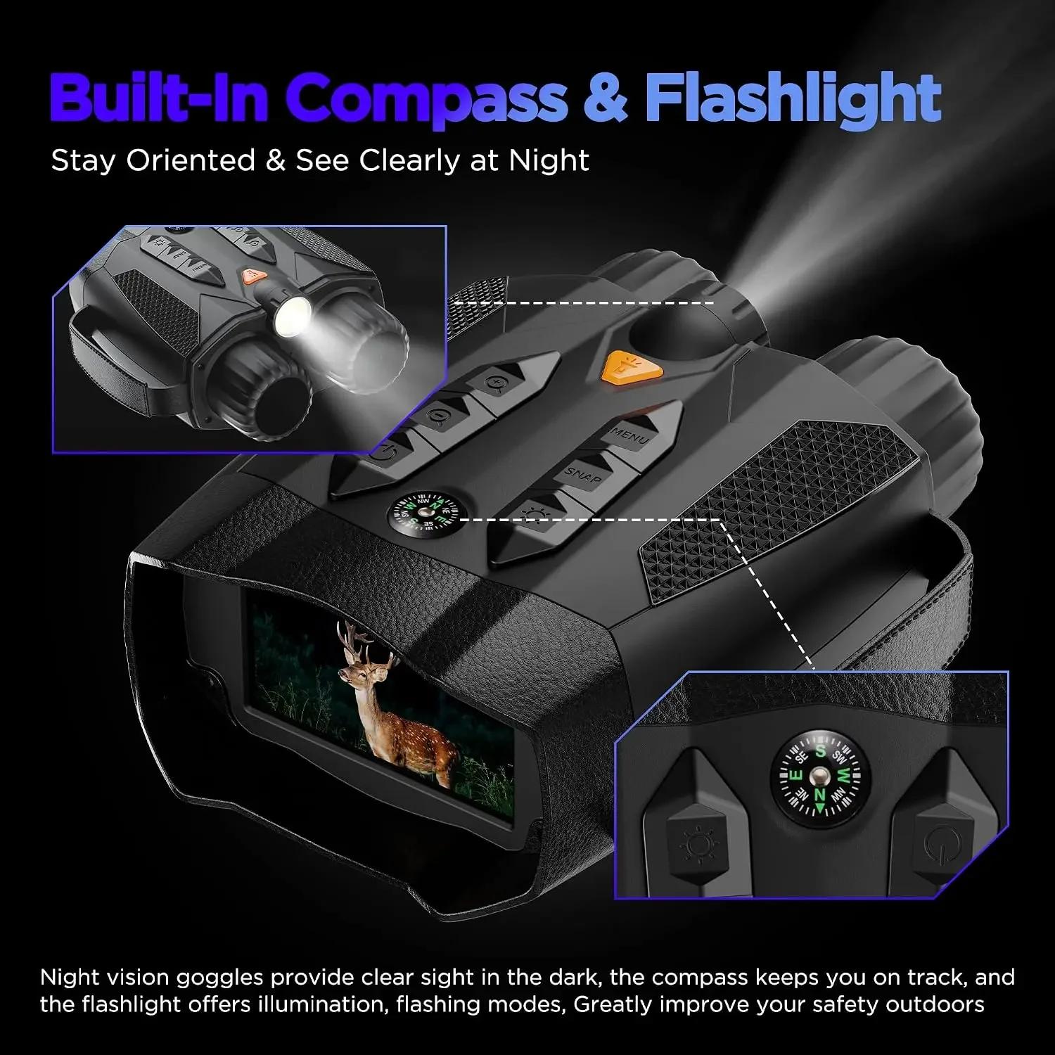 Night Vision Goggles for Adult - Electronics Gadgets For Gift ulasan dan harga