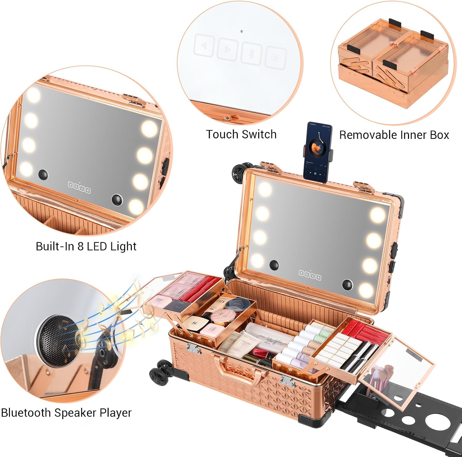 Mirror and Bluetooth Speaker P - Bluetooth Speaker ulasan dan harga