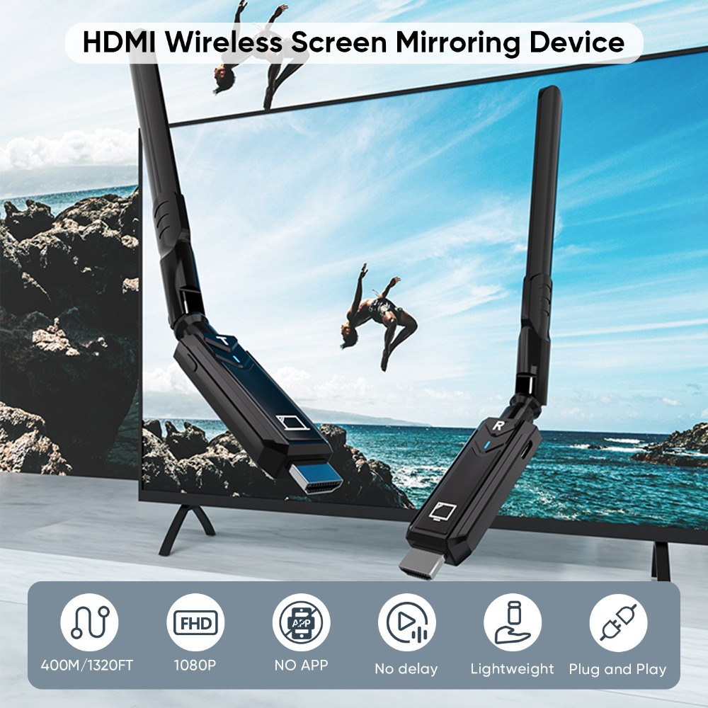 1x1 1x2 1x4 Wireless HDMI Exte - Hdmi Adapter ulasan dan harga