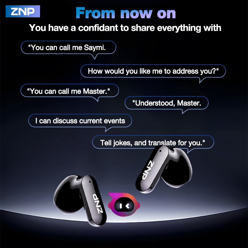 2026 Latest ZNP Wireless AI Tr - Headphones Wireless ulasan dan harga