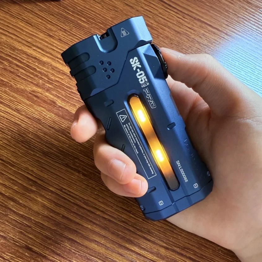 Powerful Flat LED Flashlight 4 - Power Bank ulasan dan harga