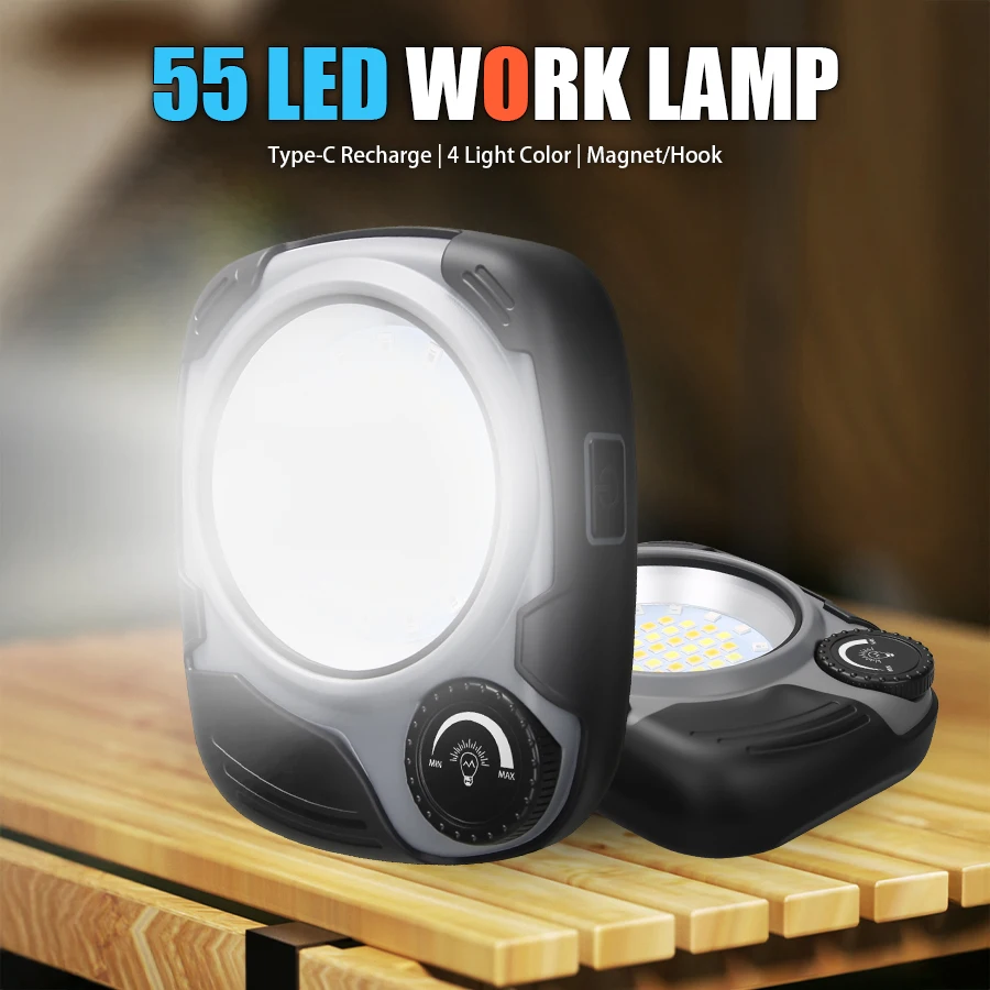 Rechargeable LED/COB Camping L - Power Bank ulasan dan harga