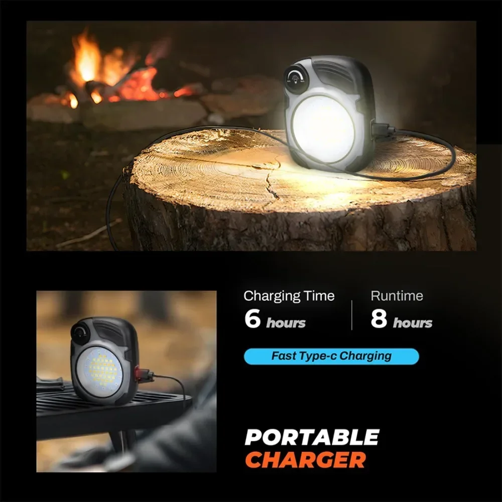 Rechargeable LED/COB Camping L - Power Bank ulasan dan harga