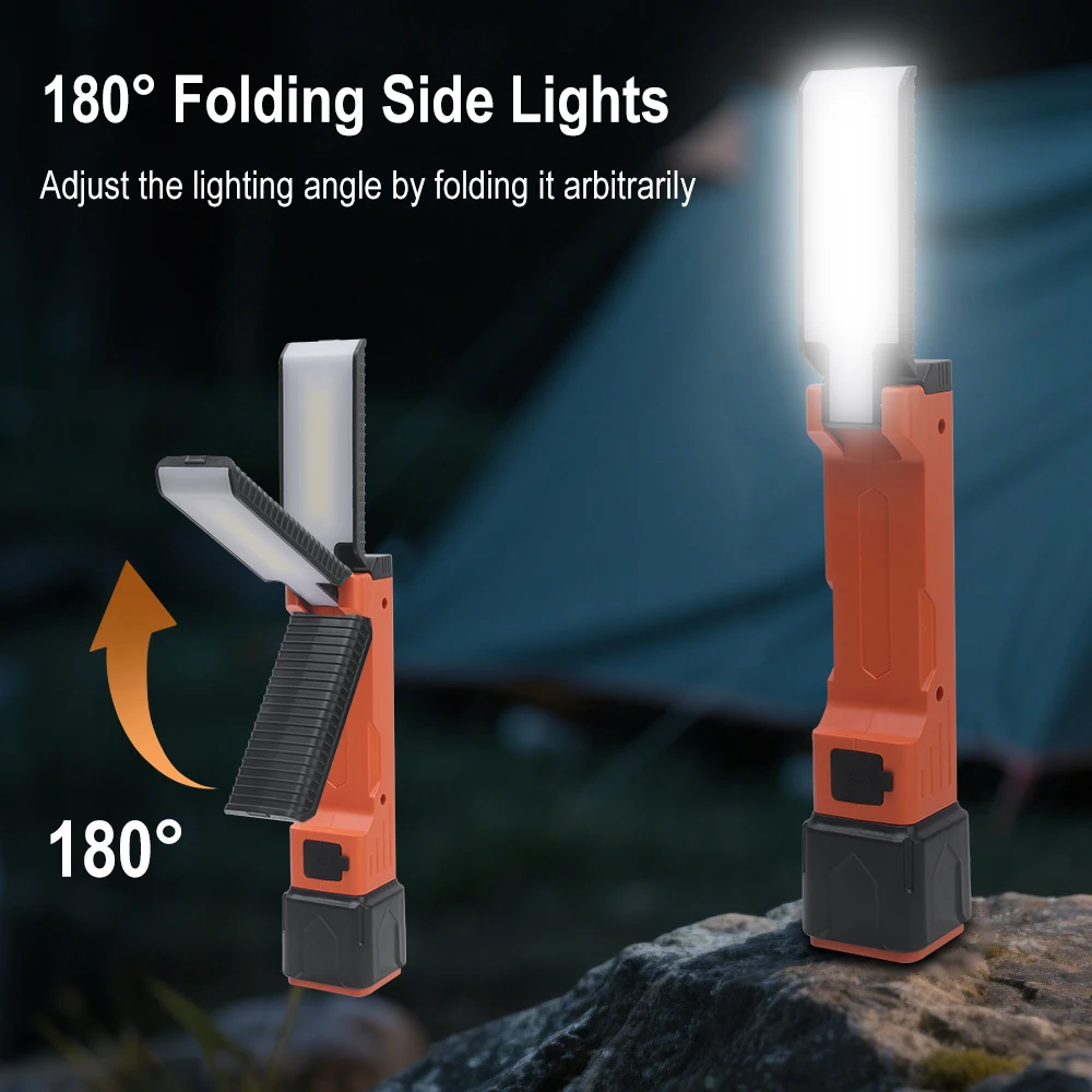 BORUiT 300LM LED Work Light Zo - Power Bank ulasan dan harga