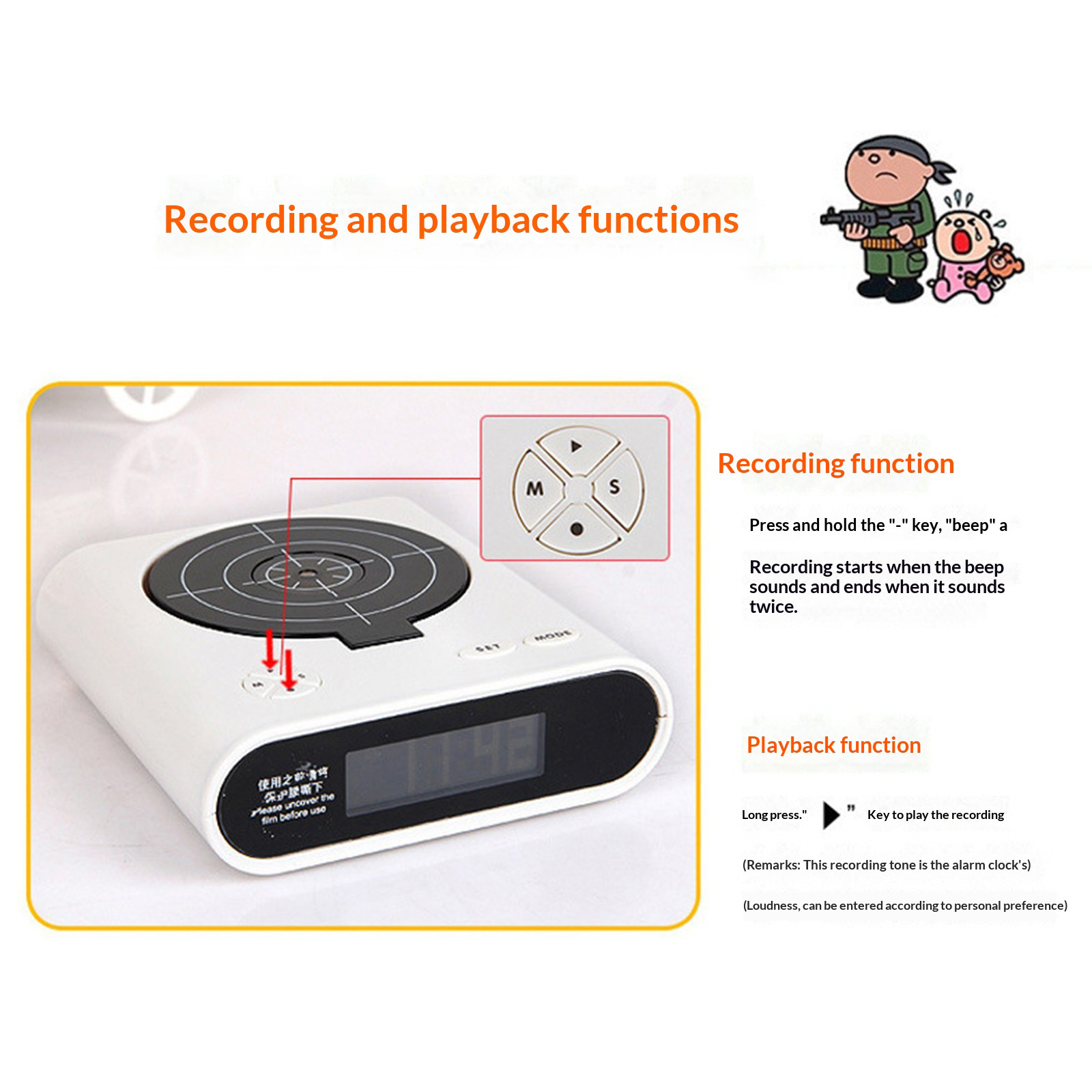 Electronics Desk Clock Creativ - Electronics Gadgets For Gift ulasan dan harga