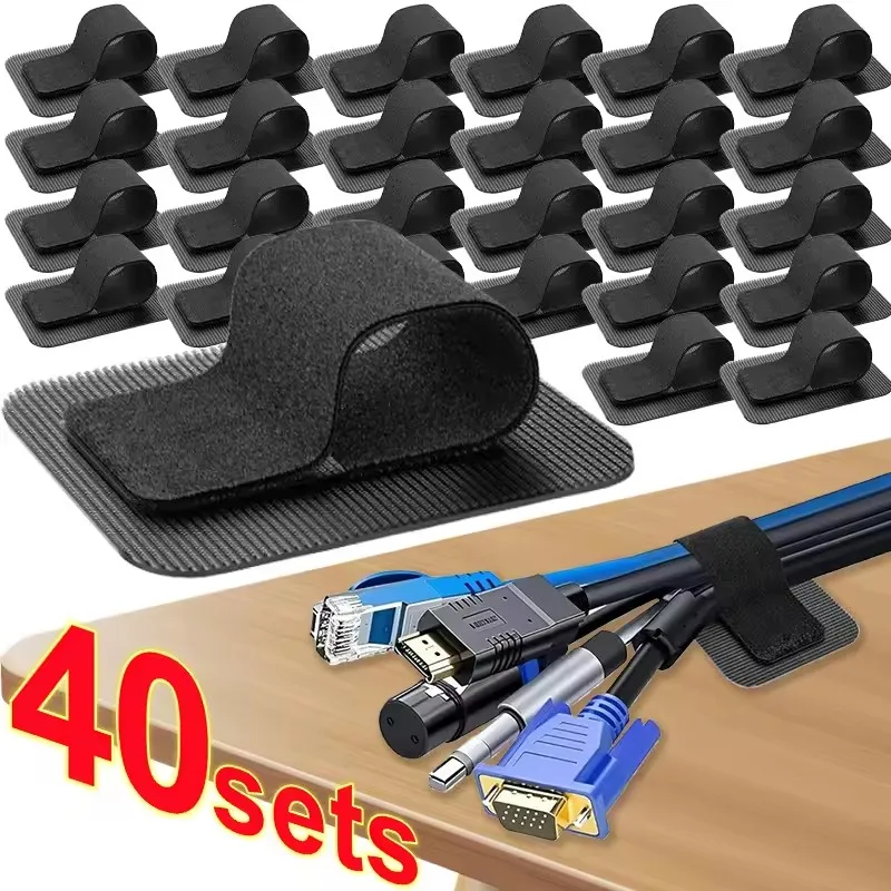 4-40 Sets Cable Management Und - Cable Organizer ulasan dan harga