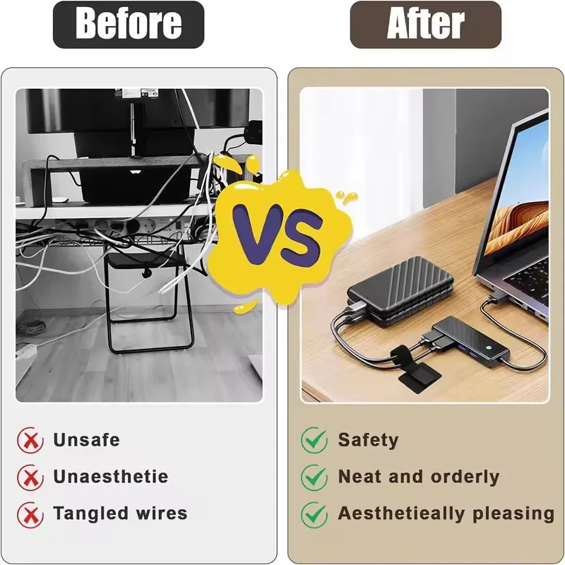 4-40 Sets Cable Management Und - Cable Organizer ulasan dan harga