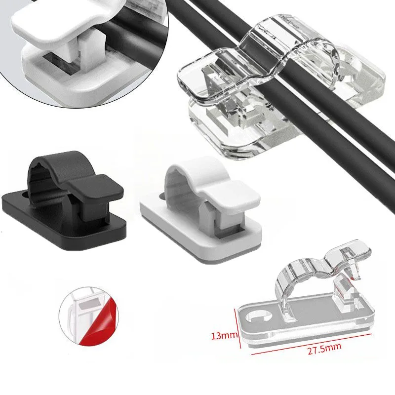 10/50PCS Cable Organizer Clips - Cable Organizer ulasan dan harga