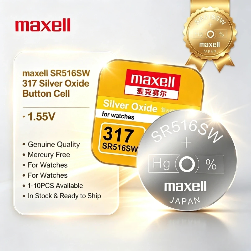 Maxell SR516SW 317 Silver Oxid - Electronics And Gadgets Ce ulasan dan harga