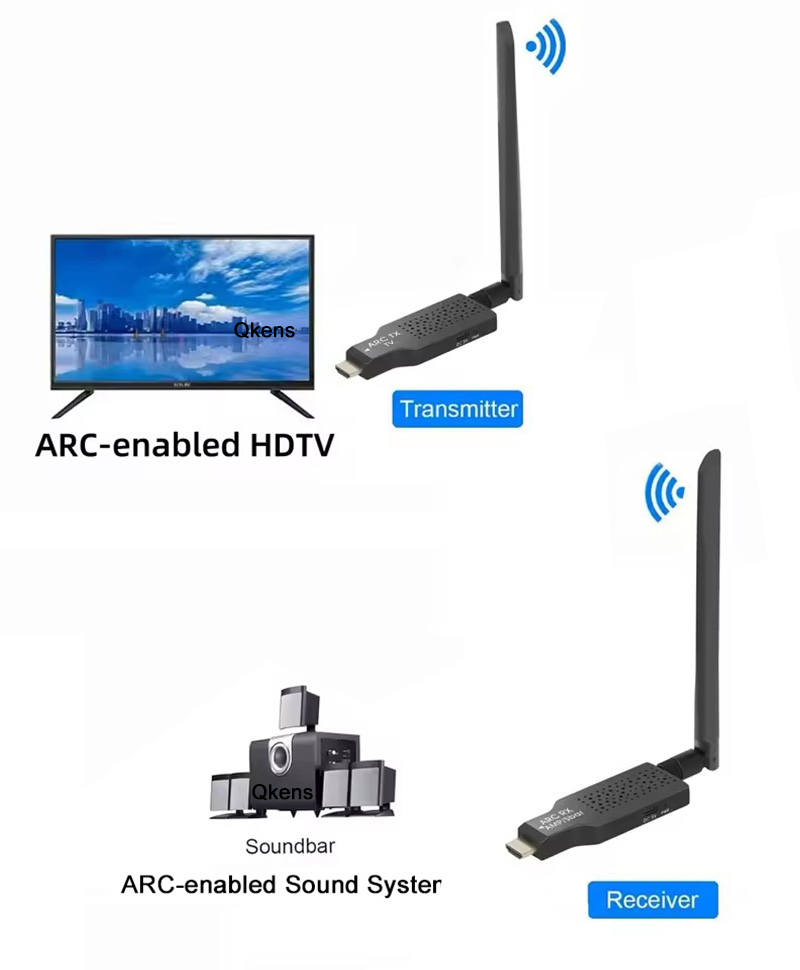 50M Wireless ARC Audio Transmi - Hdmi Adapter ulasan dan harga