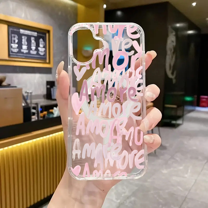 Amore-Love Romantic Pink Lette - Wireless Charger ulasan dan harga