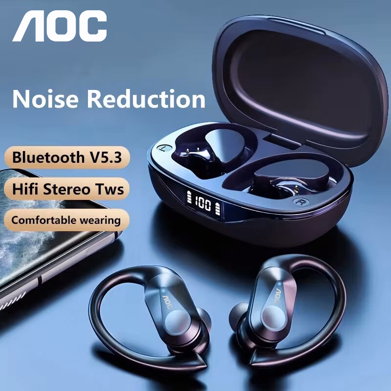 Choice AOC Sports Headset Wire - Headphones Wireless ulasan dan harga