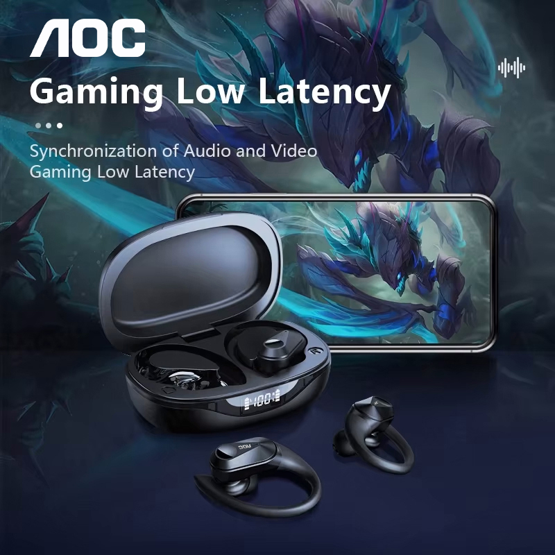 Choice AOC Sports Headset Wire - Headphones Wireless ulasan dan harga