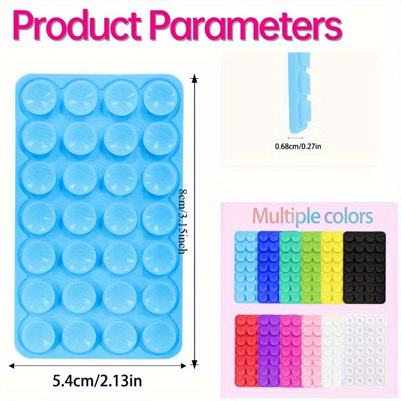 10Pcs Double-Sided Silicone Su - Phone Holder ulasan dan harga
