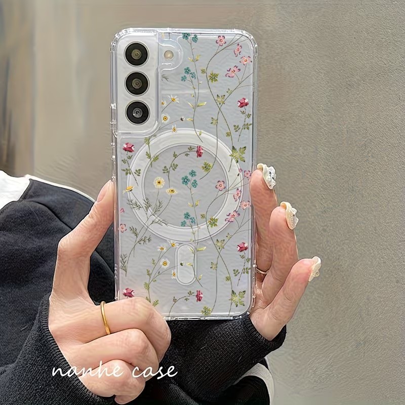 Floral Pattern Magnetic Phone  - Wireless Charger ulasan dan harga