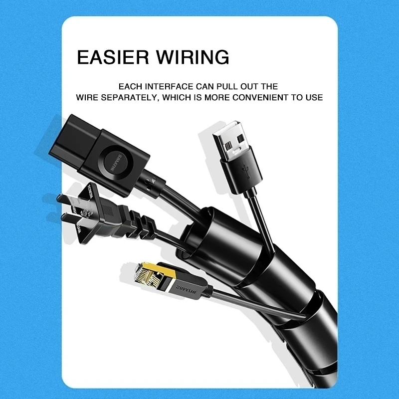 2M Long Cable Management Compu - Cable Organizer ulasan dan harga