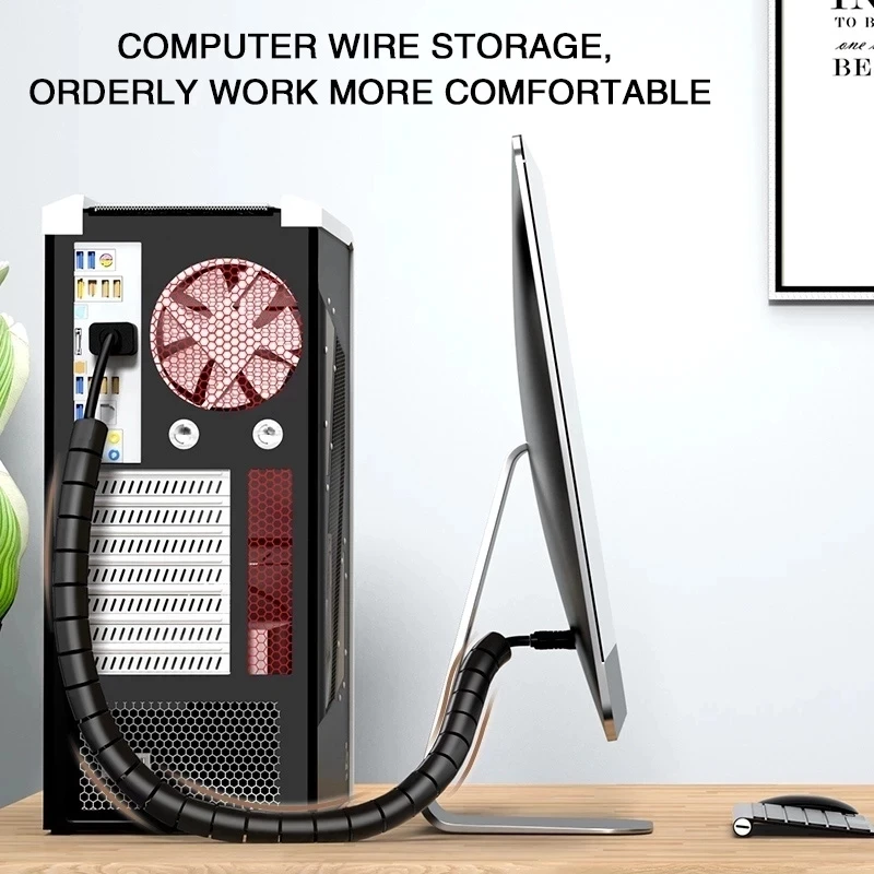 2M Long Cable Management Compu - Cable Organizer ulasan dan harga