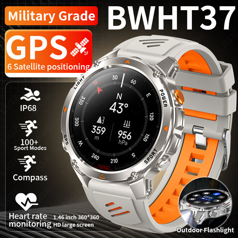LIGE Rugged GPS Track Smart Wa - Smart Watch ulasan dan harga