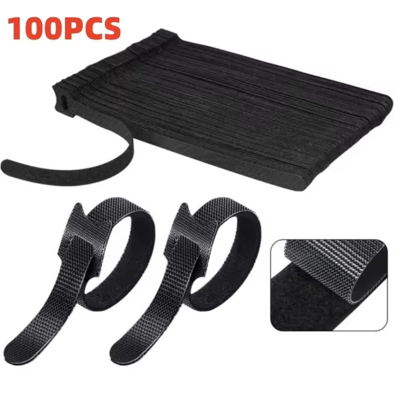 100pcs Releasable Cable Organi - Cable Organizer ulasan dan harga