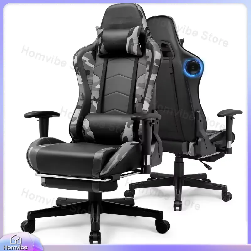 Ergonomic Gaming Chair with Bl - Bluetooth Speaker ulasan dan harga