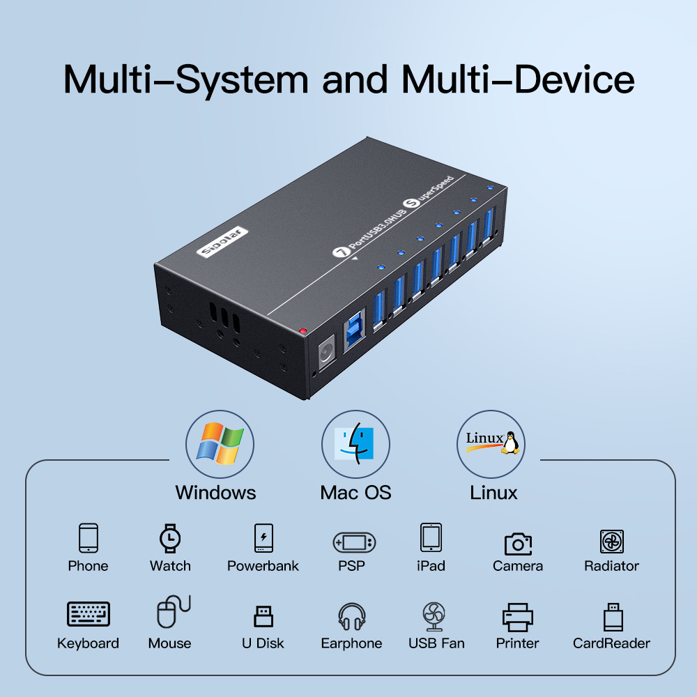 A-173 Industrial 7 Port USB 3. - Usb Hub ulasan dan harga
