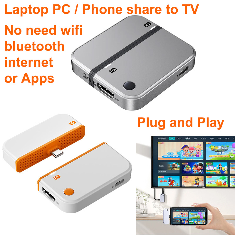50m Type C Wireless Transmitte - Hdmi Adapter ulasan dan harga