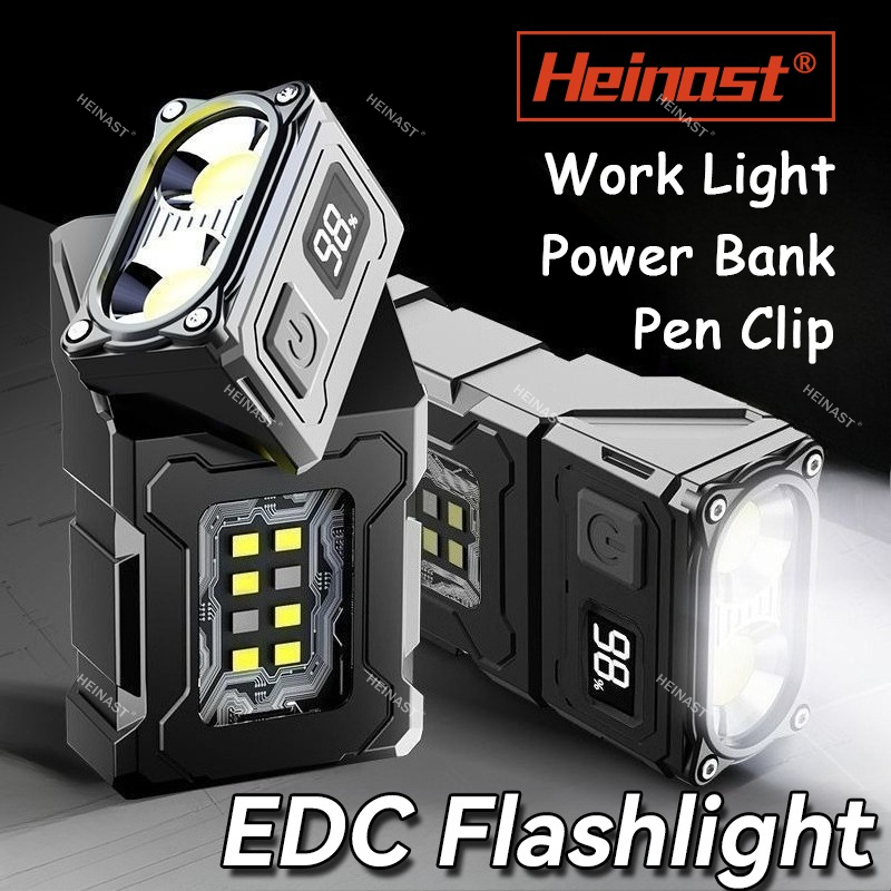 Magnetic Torch Light Work Ligh - Power Bank ulasan dan harga