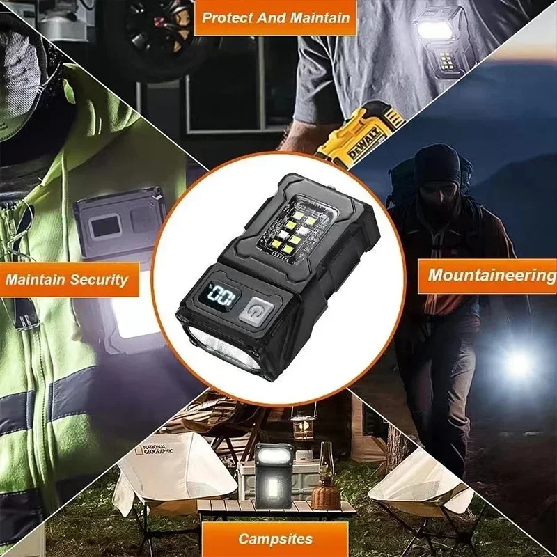 Magnetic Torch Light Work Ligh - Power Bank ulasan dan harga