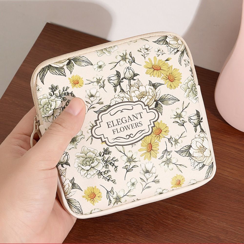 New PVC Sanitary Pads Bag Larg - Cable Organizer ulasan dan harga