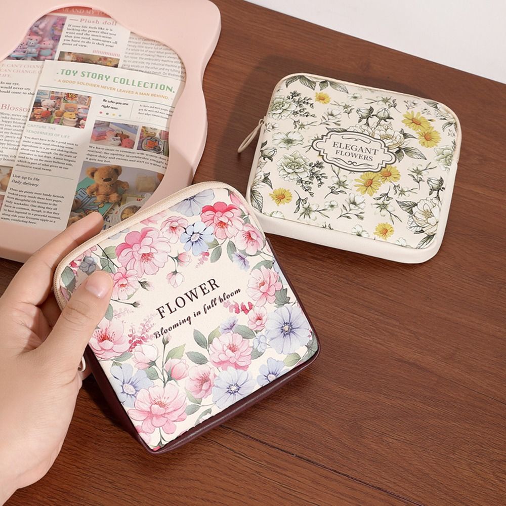 New PVC Sanitary Pads Bag Larg - Cable Organizer ulasan dan harga
