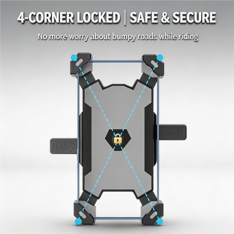 Motorcycle Rider Phone Mount A - Phone Holder ulasan dan harga