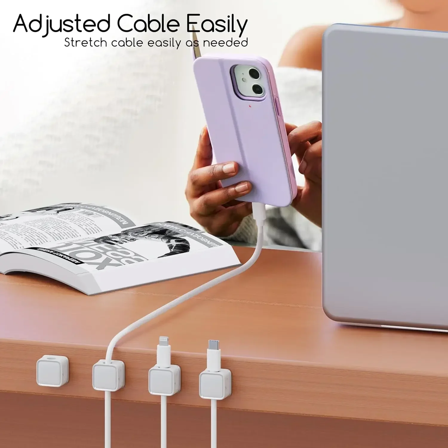 Mini Cable Organizer Holder Ma - Cable Organizer ulasan dan harga