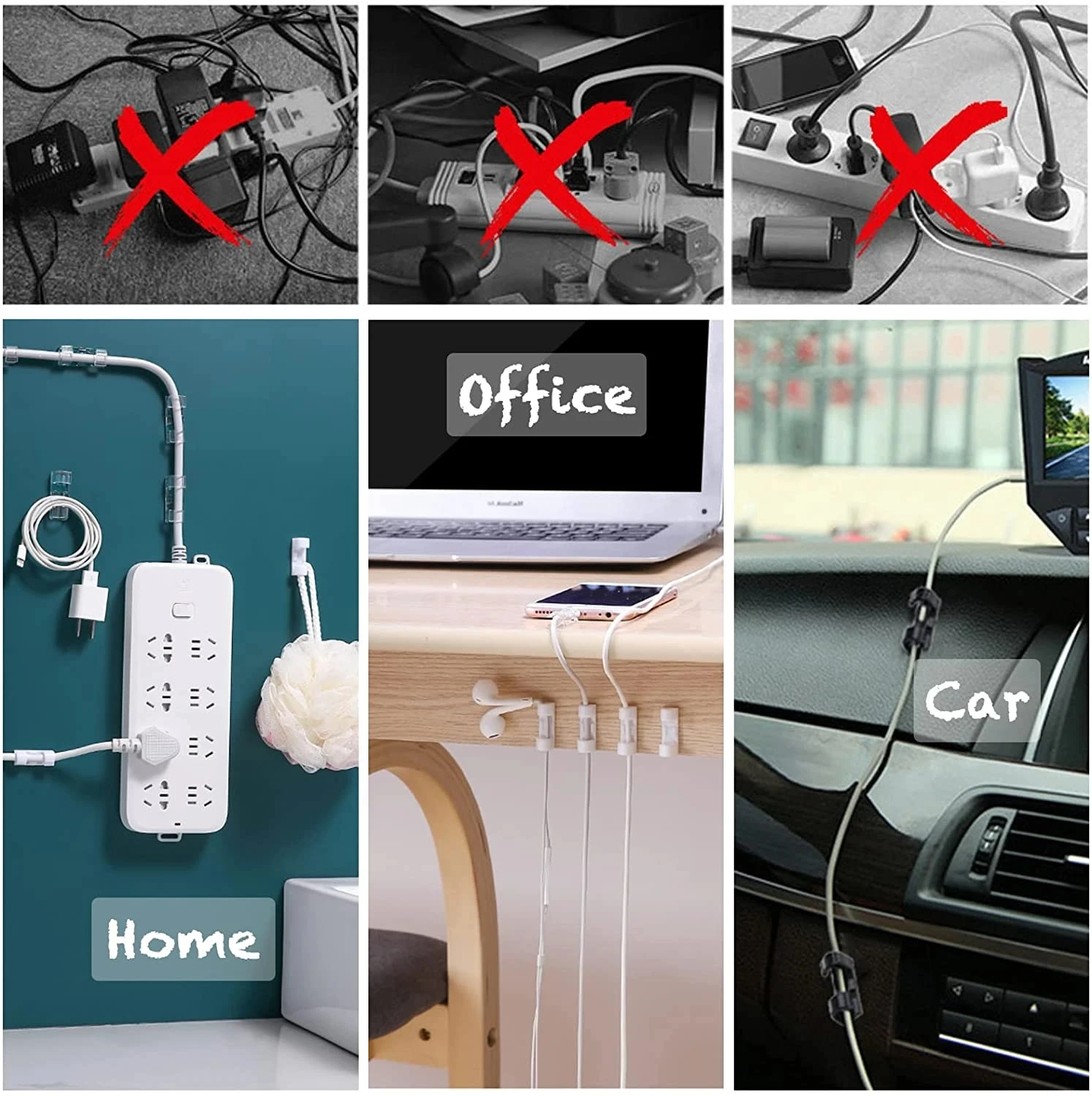 Cable Clips Organizer Drop Wir - Cable Organizer ulasan dan harga
