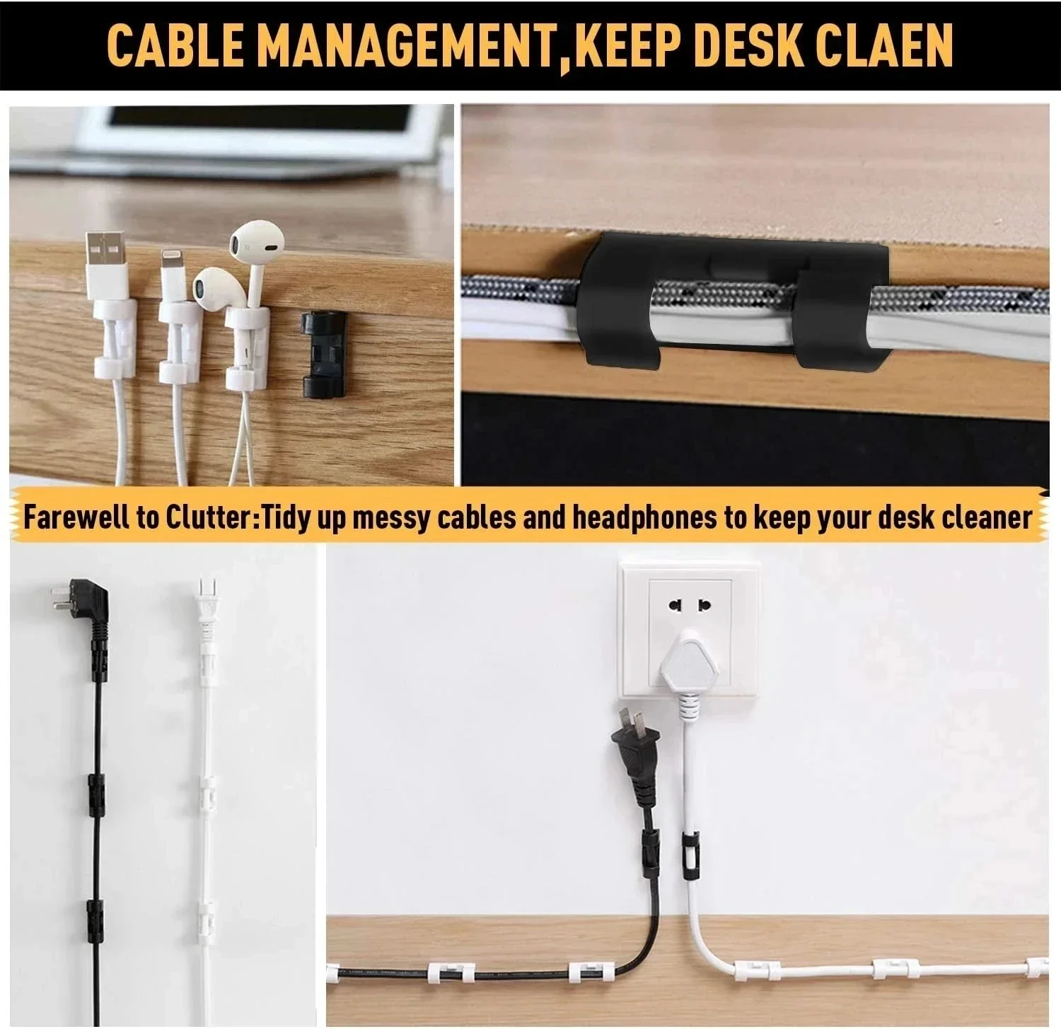 Cable Clips Organizer Drop Wir - Cable Organizer ulasan dan harga